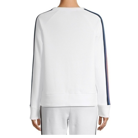 Aviator Style stripe sleeve sweatshirt - Picture 4 of 4